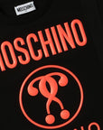 Moschino Boys Milano Logo T-Shirt Black