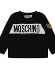 Moschino Unisex Babys Bear T-shirt Black