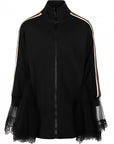 Fendi Girls Zip-Up Dress Black