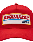 Dsquared2 Men's Patch Logo Cap Red