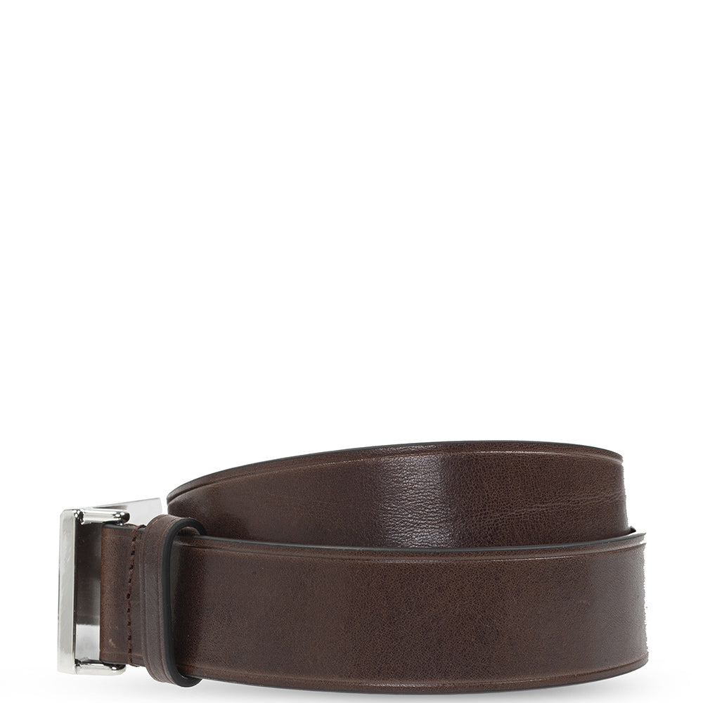 Dsquared2 Men&#39;s Logo Buckle Belt Brown