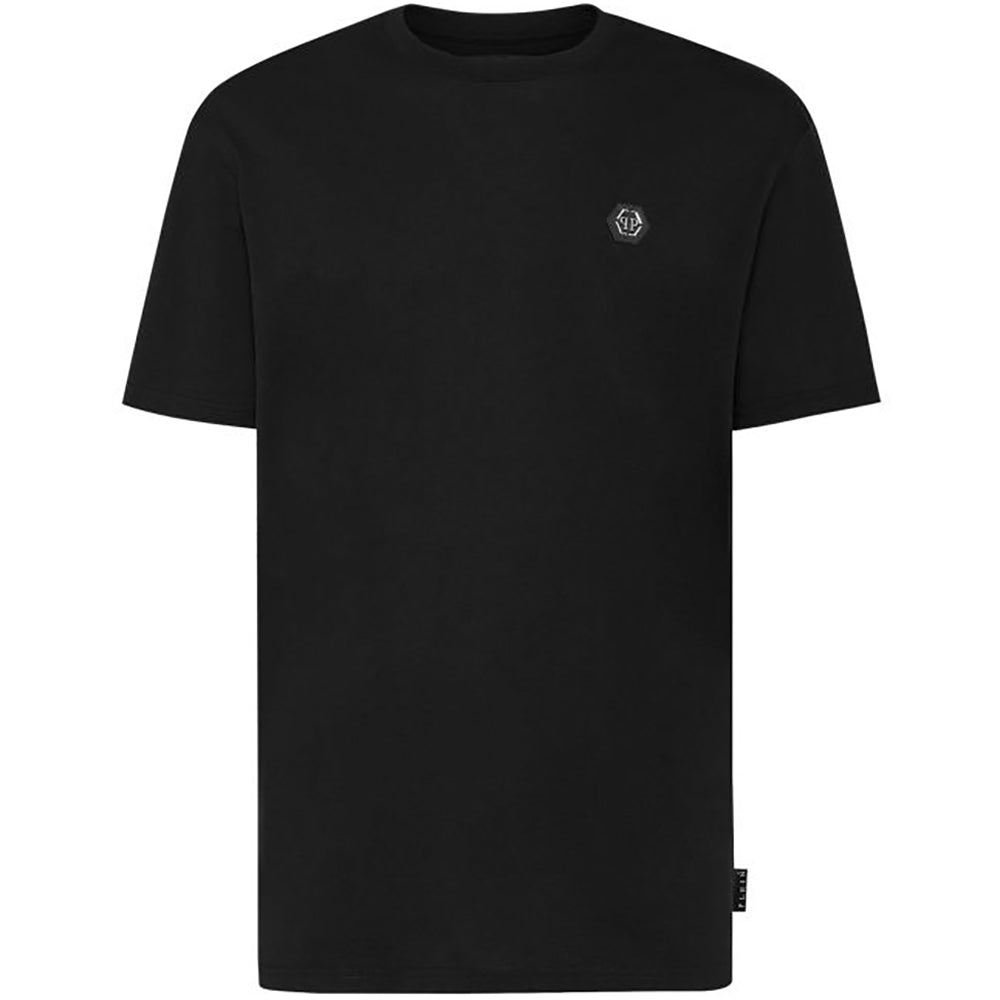 Philipp Plein Men&#39;s &quot;SS&quot; Logo T-Shirt Black