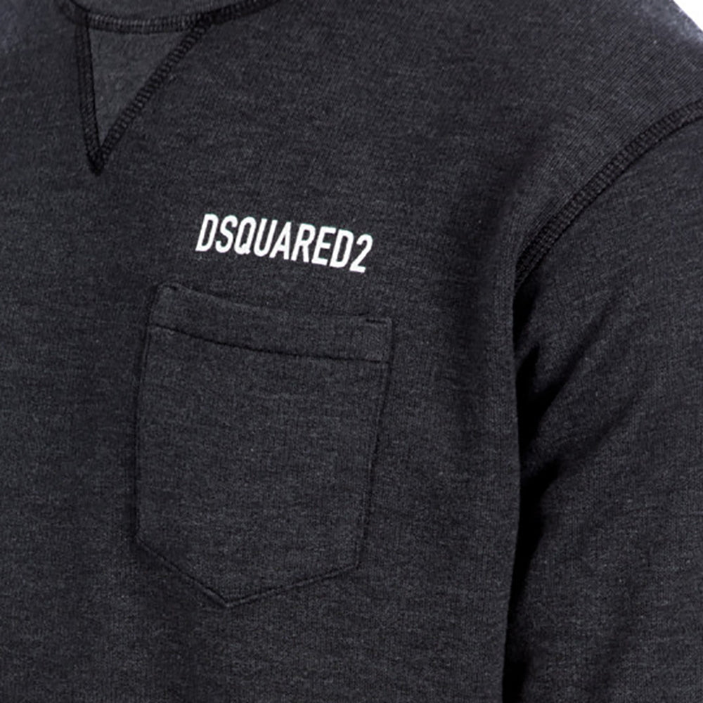 Dsquared2 Men&#39;s Pocket Sweatshirt Black