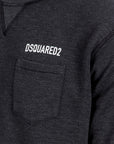 Dsquared2 Men's Pocket Sweatshirt Black