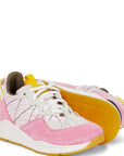 Fendi FF Suede Trim Sneakers Pink