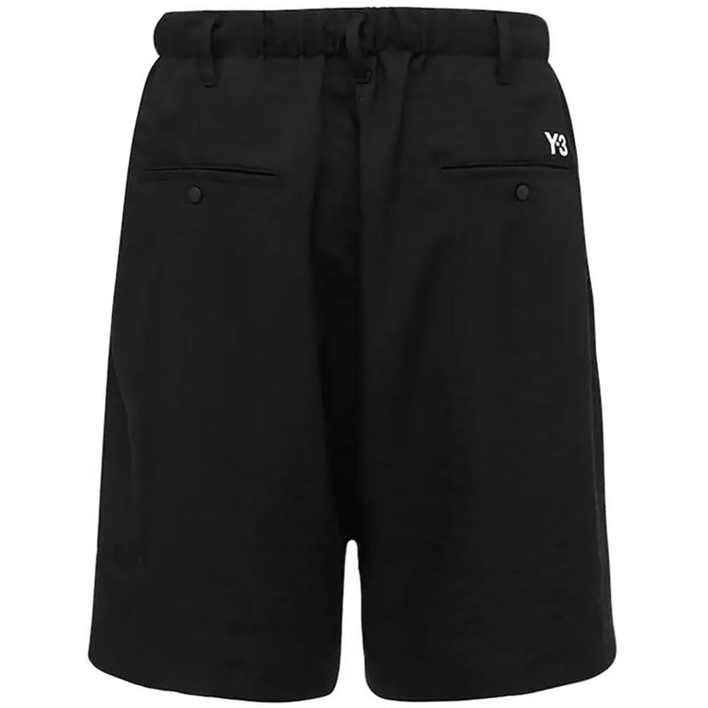 Y-3 Men&#39;s Stripe Shorts Black