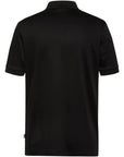 Hugo Boss Mens Zip Polo Shirt Black