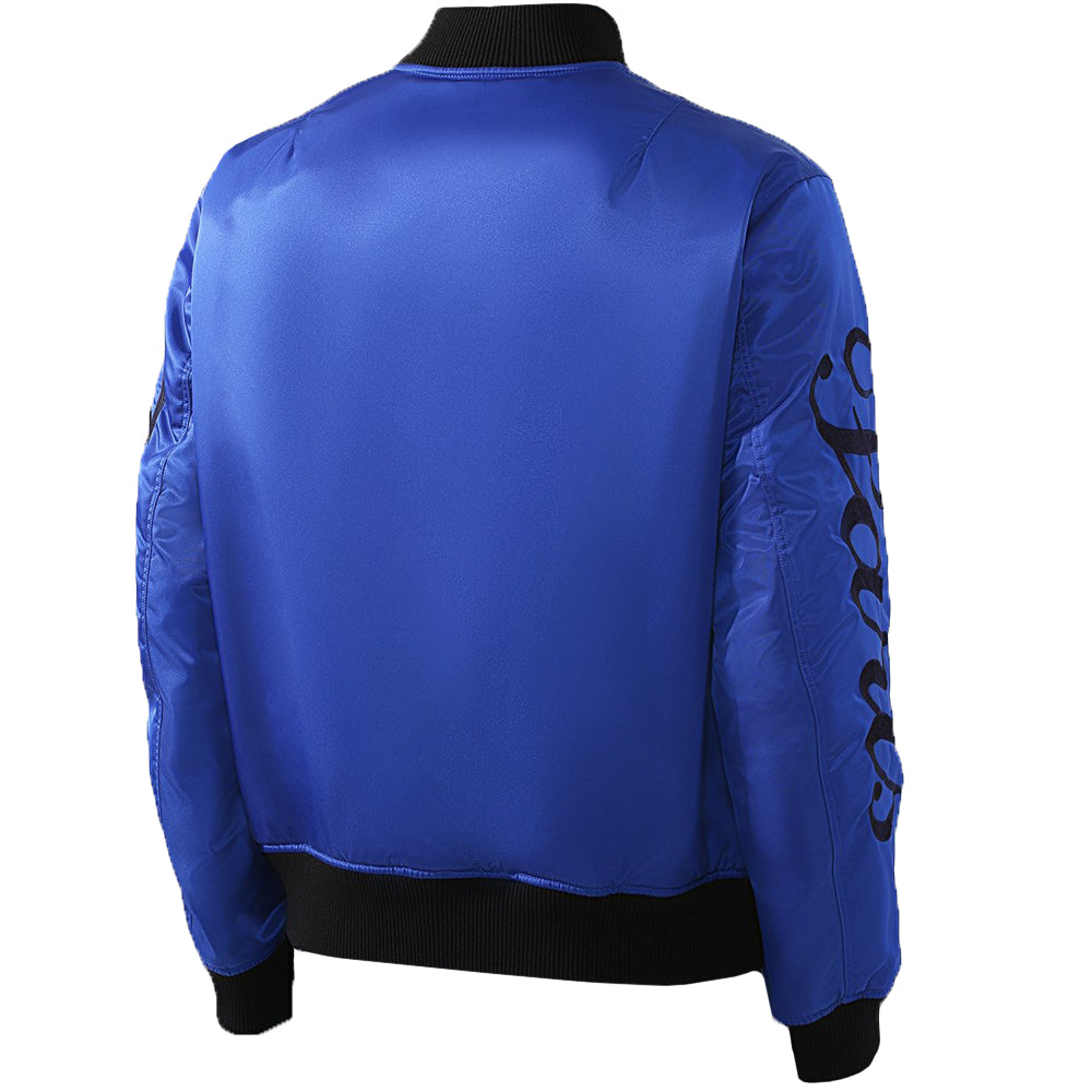 Kenzo Mens Tiger Jumping Bomber Jacket Blue