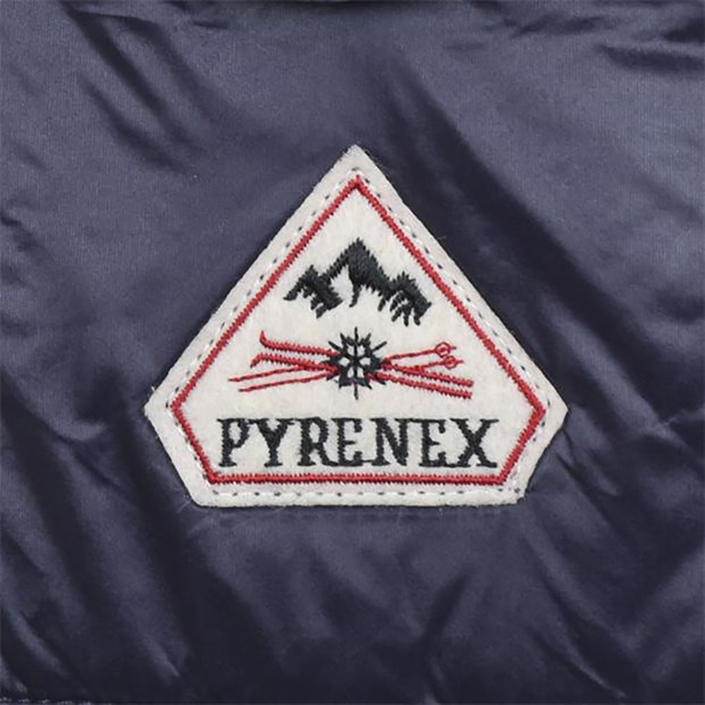 Pyrenex Girl Authentic Shiny Fur Jacket Navy