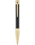 S.T Dupont D-Initial Ball Pen Black & Gold