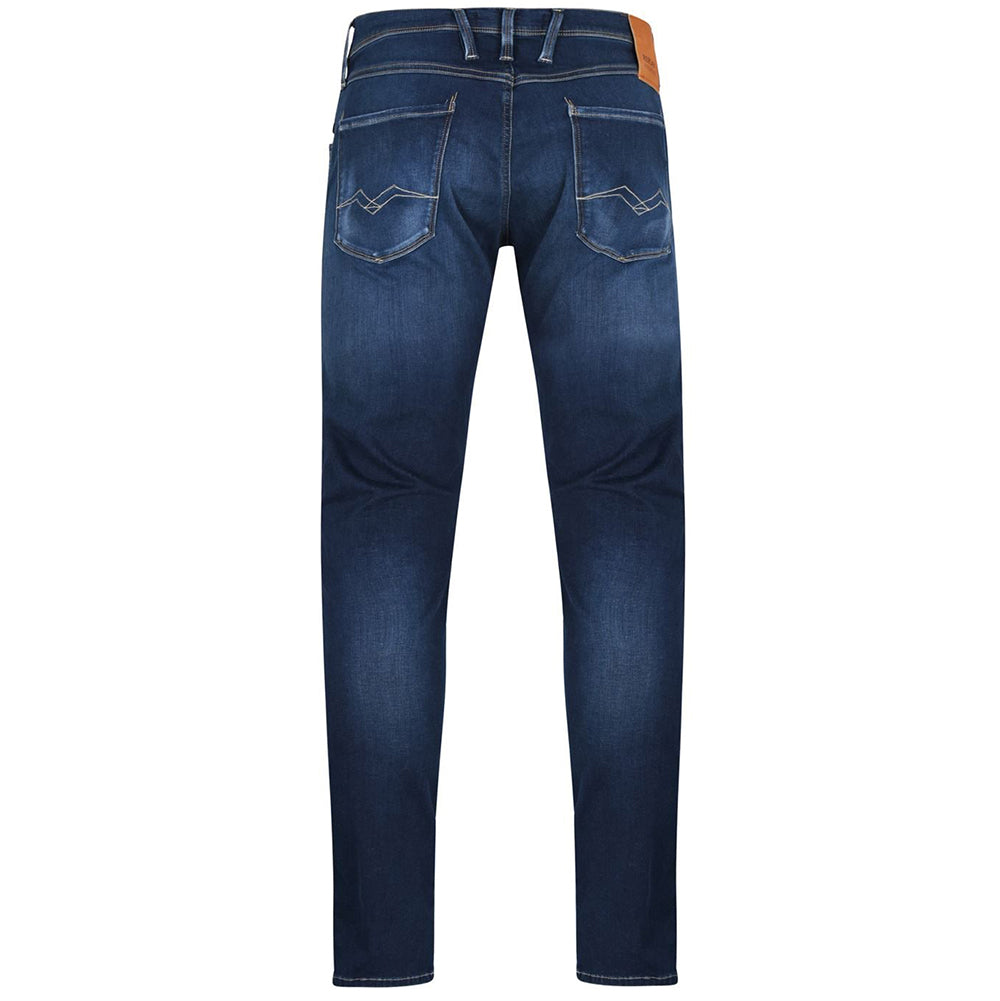 Replay Men&#39;s Aged Eco Ambass Jeans Blue