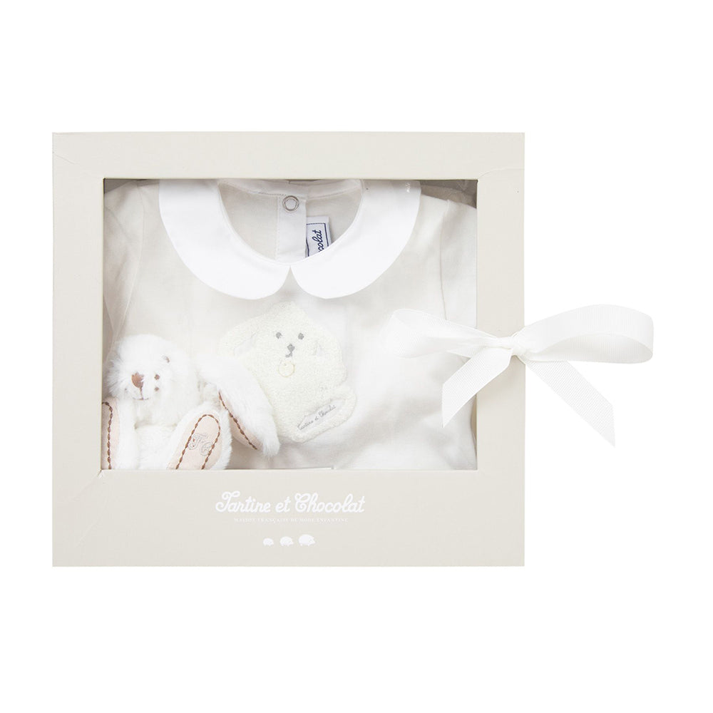 Tartine Et Chocolat Baby Grow Set White