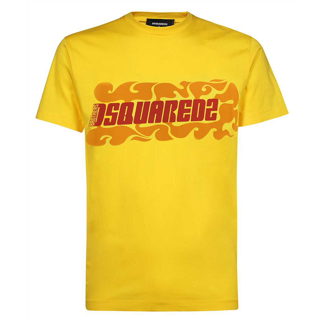 Dsquared2 Men&#39;s Waves Logo T-Shirt Yellow