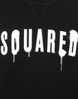 Dsquared2 Men's Splattered Logo Sweatshirt Black