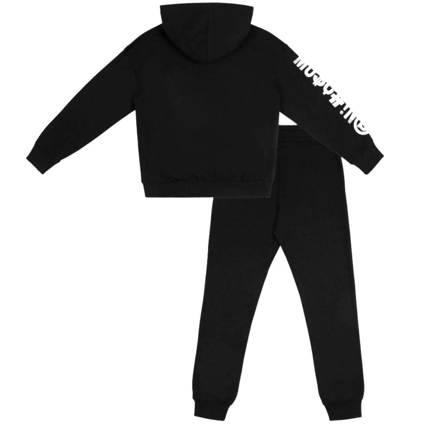 Moschino Boys Hooded Tracksuit Black
