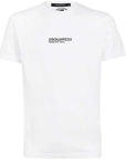 Dsquared2 Men's Mini Logo "Sweat & Tears" T-Shirt White