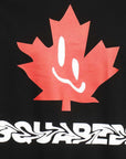 Dsquared2 Men's Smiling Leaf Logo T-Shirt Black