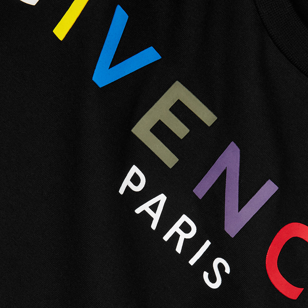 Givenchy - Boys Black Multicoloured T-Shirt