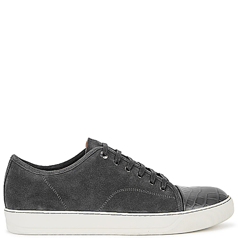 Lanvin Men&#39;s Low Top Sneakers Grey
