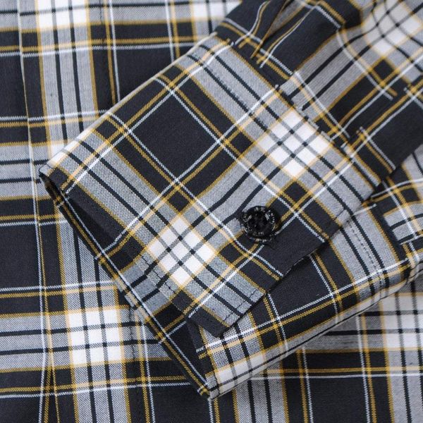 Neil Barrett Men&#39;s Chequered Shirt Black