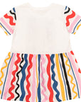 Stella McCartney Baby Girls Zebra Print Dress White