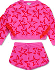 Stella McCartney Girls Organic Sweater and Pants Set Pink
