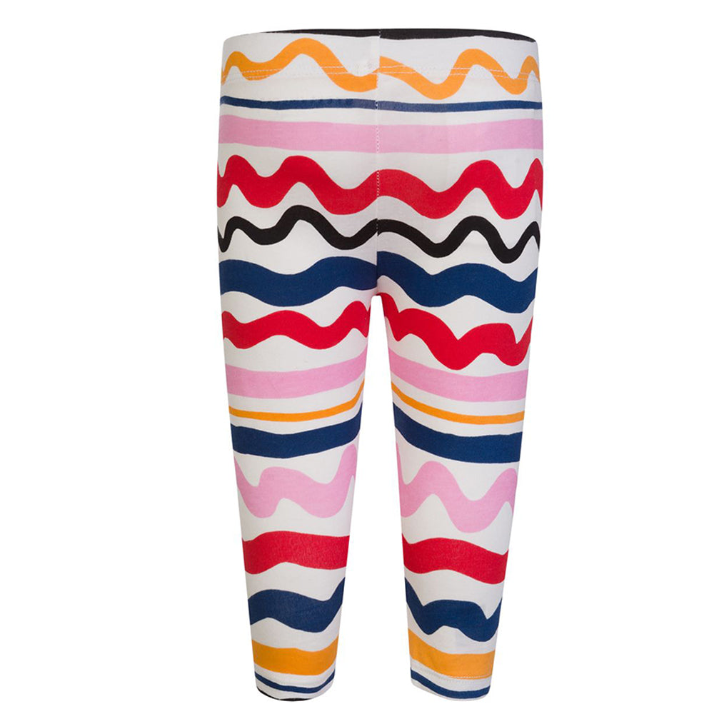 Stella McCartney Baby Girls Zebra Print Tracksuit White