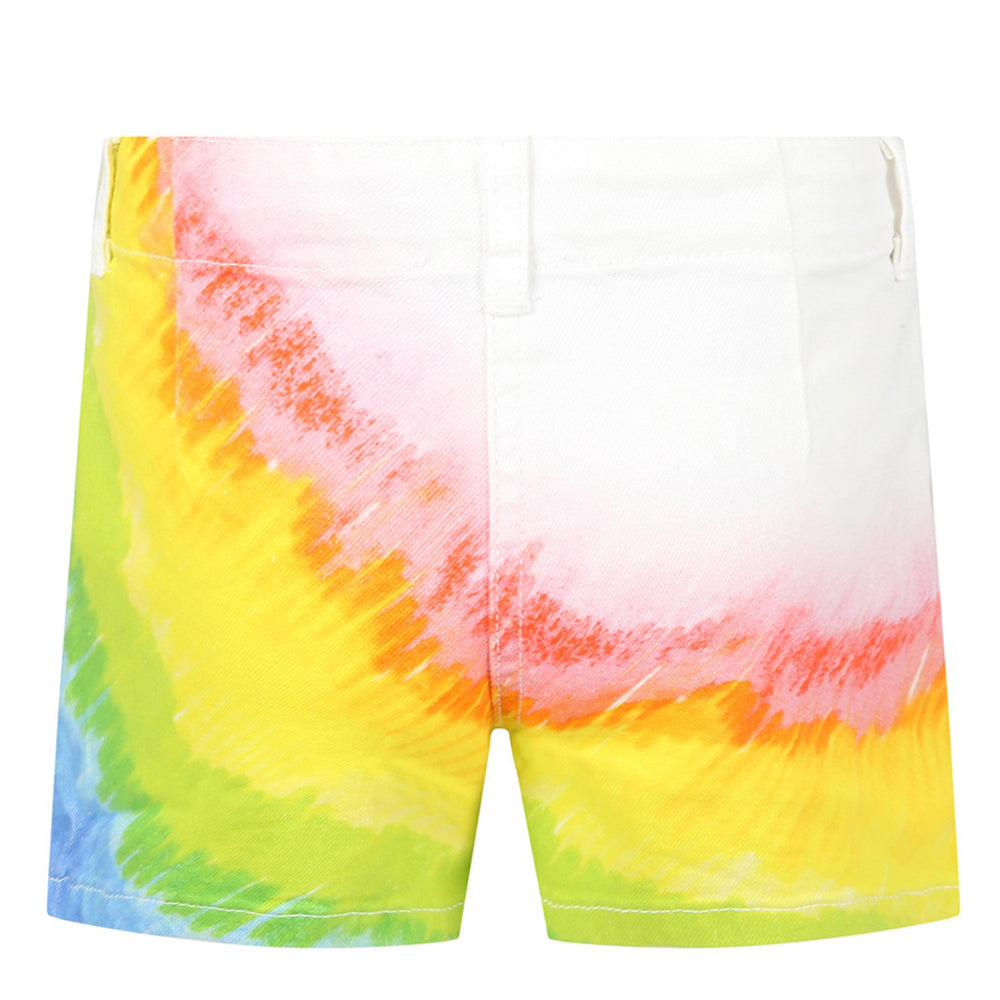 Stella McCartney Girls Tie Dye Shorts White