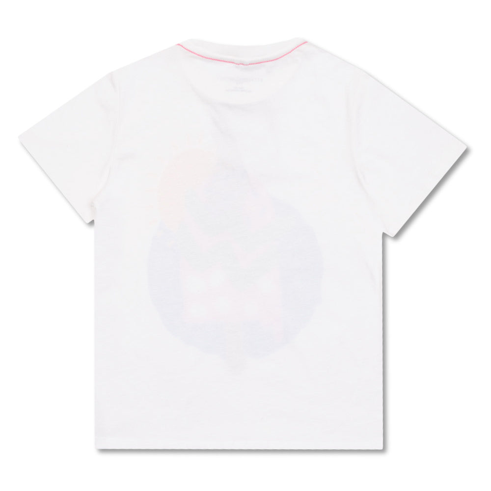 Stella McCartney Girls Lolly Pop Print T-shirt White