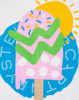 Stella McCartney Girls Lolly Pop Print T-shirt White