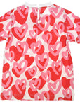Stella McCartney Girls Love Heart Print T-shirt White