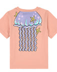 Stella McCartney Girls Jellyfish Logo T-shirt Pink