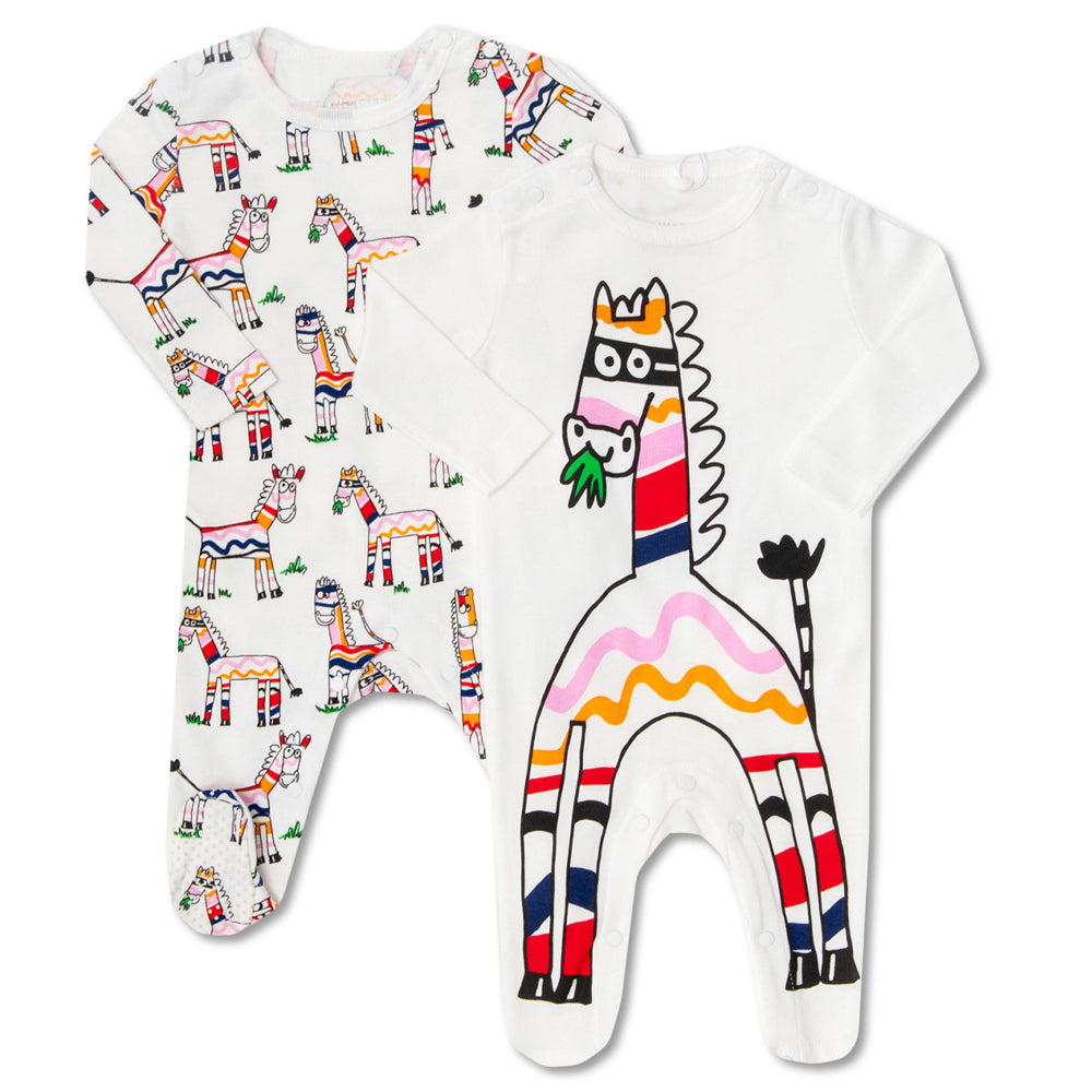Stella McCartney Baby Unisex Babygrow White