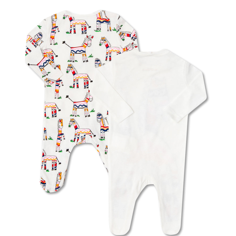 Stella McCartney Baby Unisex Babygrow White