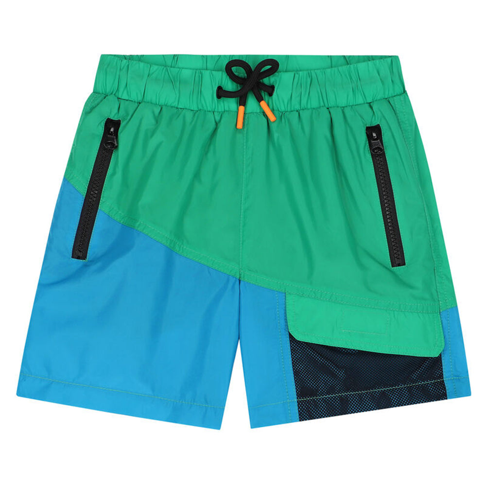 Stella McCartney Boys Swim-Shorts Green