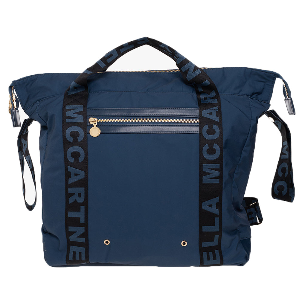 Stella McCartney Kids Strap Logo Changing Bag Blue