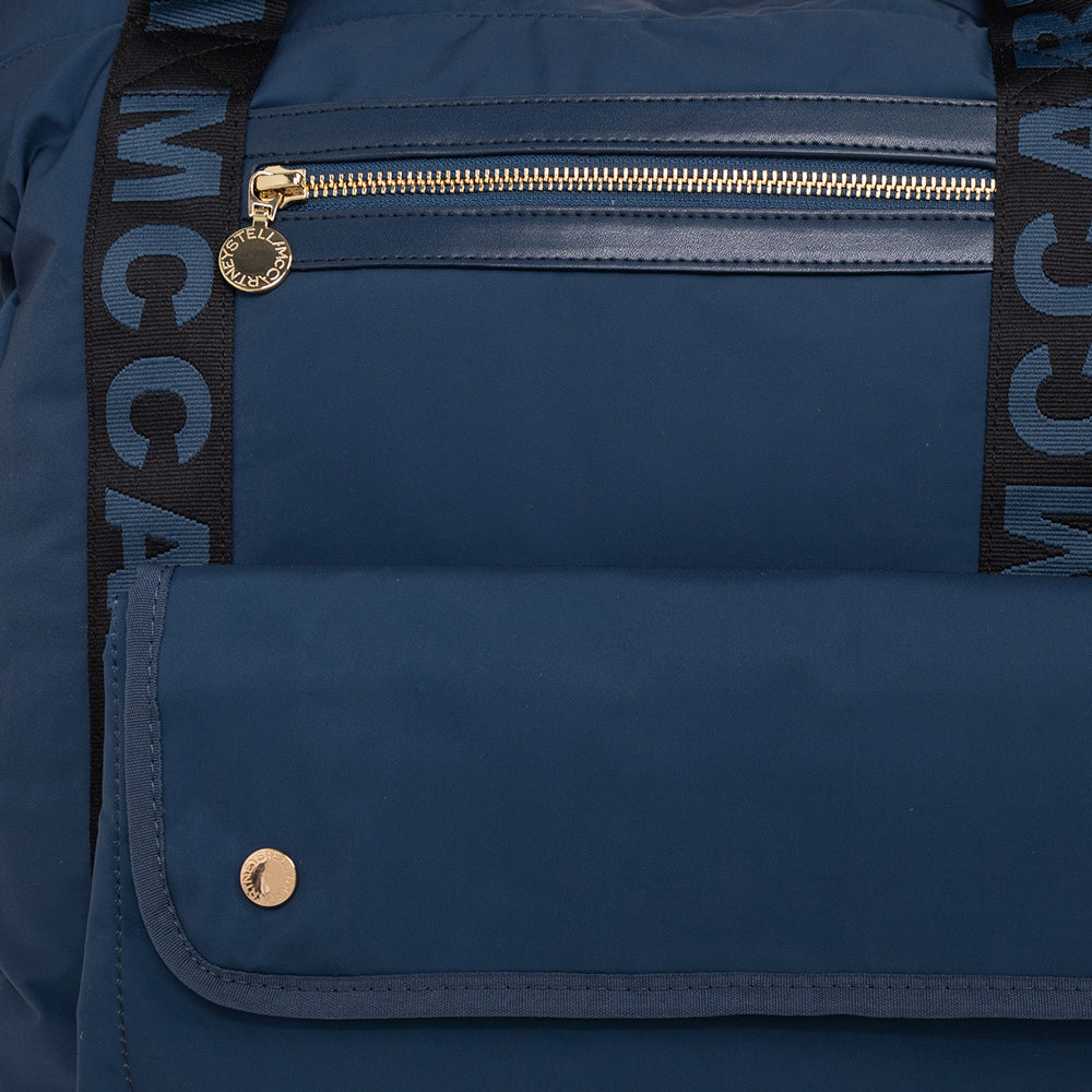 Stella McCartney Kids Strap Logo Changing Bag Blue