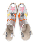 Stella McCartney Girls Cowboy Boots Silver