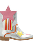 Stella McCartney Girls Cowboy Boots Silver