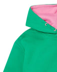 Stella McCartney Girls Jersey Hooded Dress Green
