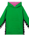 Stella McCartney Girls Jersey Hooded Dress Green