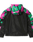 Stella McCartney Girls Shoulder Design Half Zip Sports Jacket Black