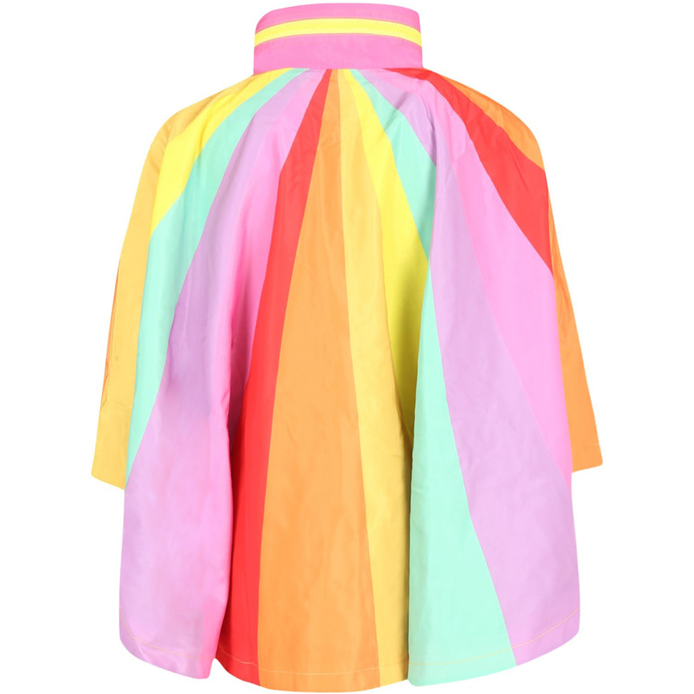 Stella McCartney Unisex Rainbow Rain Jacket Multi Coloured