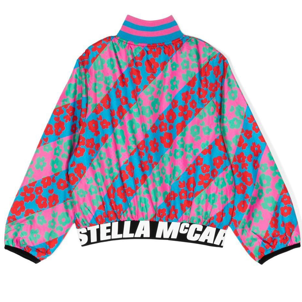 Stella McCartney Girls Flower Sports Jacket Pink