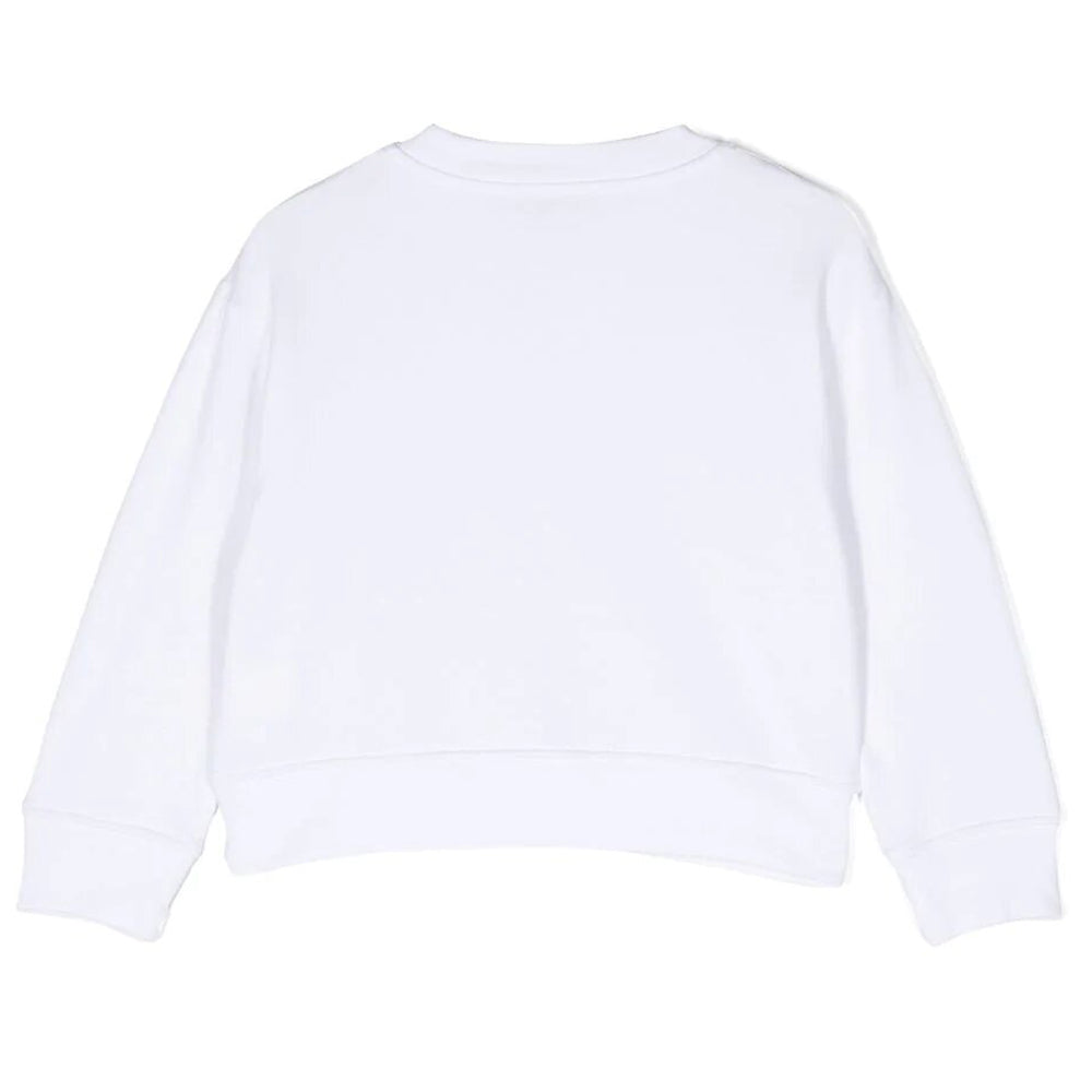 Stella McCartney Girls Flower Sweater White
