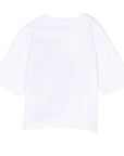 Stella McCartney Girls Logo T Shirt white
