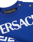 Versace Baby Boys Logo Sweatshirt Blue
