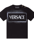 Versace Baby Boys Logo Print T-Shirt Black