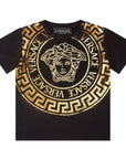 Versace Baby Boys Medusa Print T-Shirt Black