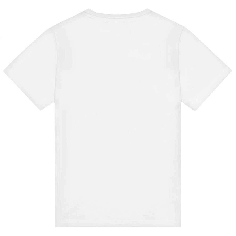 Versace Boys Greca Logo T-Shirt White